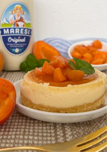 Cheesecake mit Marillentopping 12 Stk. à 10cm